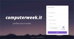 Desktop Screenshot of computerweek.it